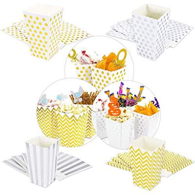 Unique ® Popcorn Snack Box Schachtel Tüten Set 32 Stück als Tisch Dekoration für Geburtstag Party Feier Hochzeit UVM. Unique ® Popcorn Snack Box Schachtel Tüten Set 32 Stück als Tisch Dekoration für Geburtstag Party Feier Hochzeit UVM.