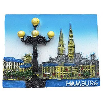 Wedarego Hamburg Deutschland 3D Kühlschrankmagnet Souvenir Harz Sammlung, Hamburg Kühlschrankmagnet Geschenk Magnetische Aufkleber Home Küche Dekoration Wedarego Hamburg Deutschland 3D Kühlschrankmagnet Souvenir Harz Sammlung, Hamburg Kühlschrankmagnet Geschenk Magnetische Aufkleber Home Küche Dekoration