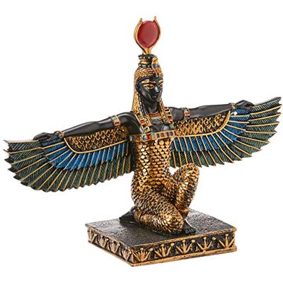 Design Toscano Isis, Göttin der Schönheit Ägyptische Dekostatue, Polyresin, vollfarbe, 23 cm Design Toscano Isis, Göttin der Schönheit Ägyptische Dekostatue, Polyresin, vollfarbe, 23 cm