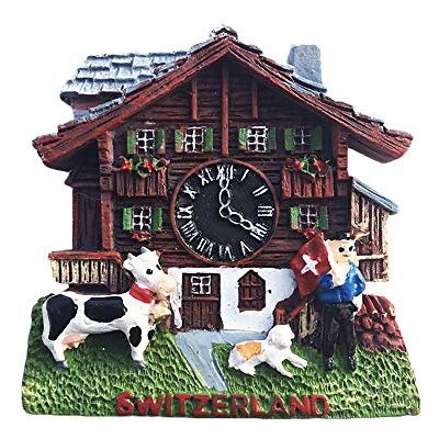 Wedarego Schweiz Kuckucksuhr 3D Kühlschrankmagnet Tourist Travel Souvenirs Handgemachte Harz Handwerk Magnetische Aufkleber Home Küche Dekoration Kühlschrankmagnet Sammlung Geschenk Wedarego Schweiz Kuckucksuhr 3D Kühlschrankmagnet Tourist Travel Souvenirs Handgemachte Harz Handwerk Magnetische Aufkleber Home Küche Dekoration Kühlschrankmagnet Sammlung Geschenk