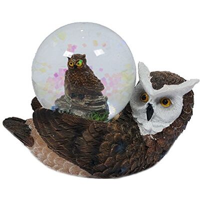PIA INTERNATIONAL Glitzerkugel Eule, liegend Schneekugel Tier Tiere Vogel Vögel Schneekugeln Eulen PIA INTERNATIONAL Glitzerkugel Eule, liegend Schneekugel Tier Tiere Vogel Vögel Schneekugeln Eulen