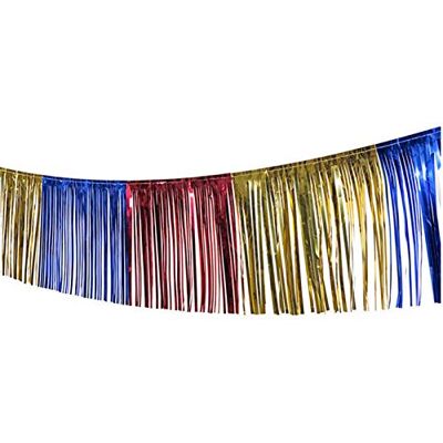PARTY DISCOUNT Girlande Lametta, 10m, bunt PREISHIT PARTY DISCOUNT Girlande Lametta, 10m, bunt PREISHIT