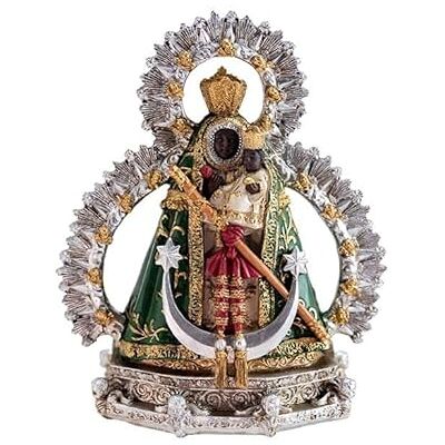 DRW Grüner Kopf Figur aus handbemalter Kunstharz, 13 cm DRW Grüner Kopf Figur aus handbemalter Kunstharz, 13 cm