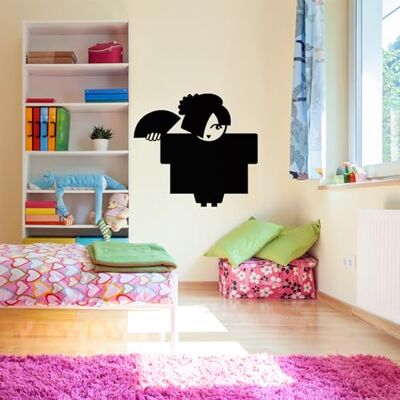 Ambiance Sticker Kreidetafel – Wandaufkleber, selbstklebend, abwischbar, japanische Karikatur, 65 x 70 cm Ambiance Sticker Kreidetafel – Wandaufkleber, selbstklebend, abwischbar, japanische Karikatur, 65 x 70 cm