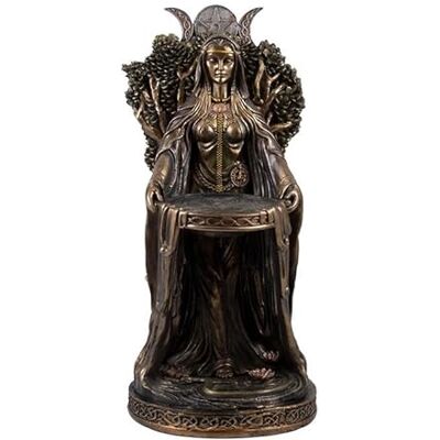 DRW Figur Danu Göttin Mutter keltisch Symbol Fruchtbarkeit und Fülle Finish Bronze aus Harz, handbemalt, 19 x 19 x 40 cm DRW Figur Danu Göttin Mutter keltisch Symbol Fruchtbarkeit und Fülle Finish Bronze aus Harz, handbemalt, 19 x 19 x 40 cm