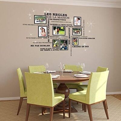 WALPLUS Wandaufkleber Wanddekoration Selbstklebend Schlafzimmerdekoration Selbstklebend Hausregeln Zitat Vogelkäfig Bilderrahmen und Swarovski Wandaufkleber Dekoration 30x90cm WALPLUS Wandaufkleber Wanddekoration Selbstklebend Schlafzimmerdekoration Selbstklebend Hausregeln Zitat Vogelkäfig Bilderrahmen und Swarovski Wandaufkleber Dekoration 30x90cm