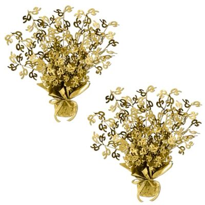 Beistle S54280-GDAZ2 127.0 cm Gleam 'N Burst Tafelaufsätze Tischdekoration zum 50. Hochzeitstag, plastik, Gold Beistle S54280-GDAZ2 127.0 cm Gleam 'N Burst Tafelaufsätze Tischdekoration zum 50. Hochzeitstag, plastik, Gold