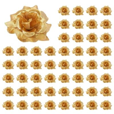 Wudhgslc Kunstblumen Kopfclips Gold 300 Stück Seide Braut Clips Set Hochwertiger Materialmix: Stoff + Kunststoff für langlebige Blumen Köpfe, Clip-Halterungen ideal für Hochzeiten und Karten Wudhgslc Kunstblumen Kopfclips Gold 300 Stück Seide Braut Clips Set Hochwertiger Materialmix: Stoff + Kunststoff für langlebige Blumen Köpfe, Clip-Halterungen ideal für Hochzeiten und Karten