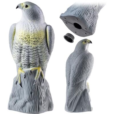 KADAX Vogelschreck aus Kunststoff, naturgetreuer Falke, Greifvogel, Raubvogel Attrappe, Vogelabwehr, Taubenabwehr, Taubenschreck, natürliche Schädlingsbekämpfung KADAX Vogelschreck aus Kunststoff, naturgetreuer Falke, Greifvogel, Raubvogel Attrappe, Vogelabwehr, Taubenabwehr, Taubenschreck, natürliche Schädlingsbekämpfung