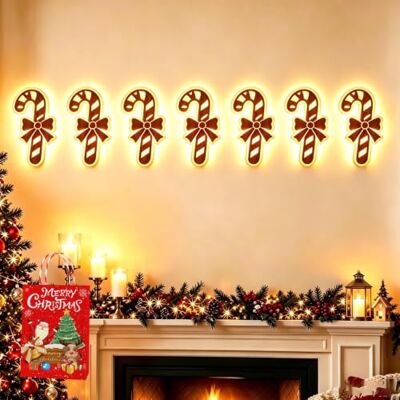 Ruhemeister Pro LED-Rentier-Wanddekoration, 3D-Leucht-Rentier for Wände Festliche Weihnachtsbeleuchtung, warmes, von hinten beleuchtetes Peel & Stick-Glühen im Eingangsbereich(H) Ruhemeister Pro LED-Rentier-Wanddekoration, 3D-Leucht-Rentier for Wände Festliche Weihnachtsbeleuchtung, warmes, von hinten beleuchtetes Peel & Stick-Glühen im Eingangsbereich(H)