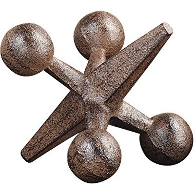 Creative Decorative Cast Iron Figurine Retro Dekofigur Jack aus Gusseisen, Rust Creative Decorative Cast Iron Figurine Retro Dekofigur Jack aus Gusseisen, Rust