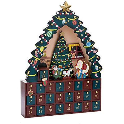 Kurt Adler Adventskalender Weihnachtsbaum, 24-teilig, 40,6 cm Kurt Adler Adventskalender Weihnachtsbaum, 24-teilig, 40,6 cm