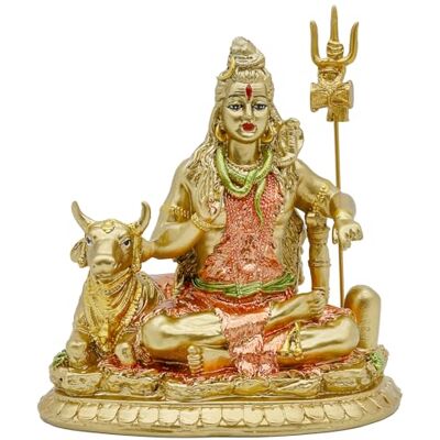alikiki Indien Gott Herr Shiva Idol Statue mit Kuh Nandi – Hindu-Gott Indischer Heimtempel Mandir Pooja Artikel Murti Decor Indische Figur Diwali Geschenke Meditation Yoga Zimmer Altar Dekoration alikiki Indien Gott Herr Shiva Idol Statue mit Kuh Nandi – Hindu-Gott Indischer Heimtempel Mandir Pooja Artikel Murti Decor Indische Figur Diwali Geschenke Meditation Yoga Zimmer Altar Dekoration