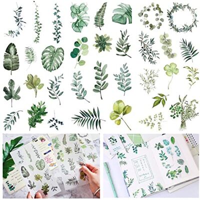 Kayan 18 Blatt Sticker Fotoalbum Blätter Deko Aufkleber Hochzeit Gästebuch Klein Blätter Sticker Deko Blatt Grün Pflanzen Grünpflanze Aufkleber Sticker für Scrapbooking Fotoalbum Stickerbuch Stickeralbum Kayan 18 Blatt Sticker Fotoalbum Blätter Deko Aufkleber Hochzeit Gästebuch Klein Blätter Sticker Deko Blatt Grün Pflanzen Grünpflanze Aufkleber Sticker für Scrapbooking Fotoalbum Stickerbuch Stickeralbum