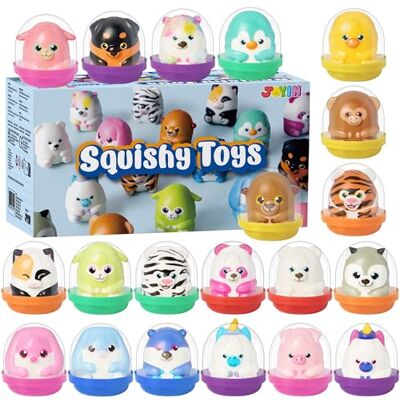 JOYIN 20 Stück Squishies Spielzeug, Anti Stress Fidget Spielzeug Squishy Stress Spielzeug Kawaii Druckspielzeug Squeeze Toy für Jungen und Mädchen Geburtstagsgeschenke Party Favors für Kinder JOYIN 20 Stück Squishies Spielzeug, Anti Stress Fidget Spielzeug Squishy Stress Spielzeug Kawaii Druckspielzeug Squeeze Toy für Jungen und Mädchen Geburtstagsgeschenke Party Favors für Kinder