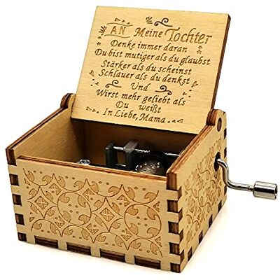 Micteney Mutter zu Tochter spieluhr in deutsch, You Are My Sunshine spieluhr Tochter, Mutter zu Tochter musikbox, spieluhr Holz Tochter deutsch, Mutter zu Tochter Geschenk (Mutter zu Tochter) Micteney Mutter zu Tochter spieluhr in deutsch, You Are My Sunshine spieluhr Tochter, Mutter zu Tochter musikbox, spieluhr Holz Tochter deutsch, Mutter zu Tochter Geschenk (Mutter zu Tochter)