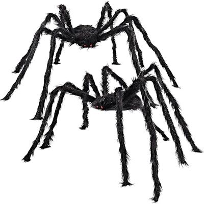 JOYIN 2 Stück Haarige Spinne 160cm Halloween Spider Horror Gruselige Dekoration für Halloween und Spukhäuser Party Deko Groß für Indoor Outdoor Garten JOYIN 2 Stück Haarige Spinne 160cm Halloween Spider Horror Gruselige Dekoration für Halloween und Spukhäuser Party Deko Groß für Indoor Outdoor Garten