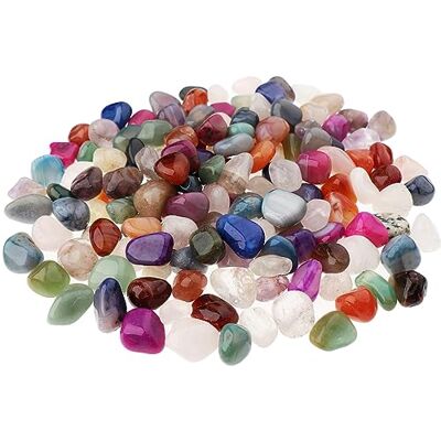 NKlaus Trommelsteine 900g, Multi Mix, 20–25mm, Heilsteine und Edelsteine Als Schmuckstein und Dekoration NKlaus Trommelsteine 900g, Multi Mix, 20–25mm, Heilsteine und Edelsteine Als Schmuckstein und Dekoration