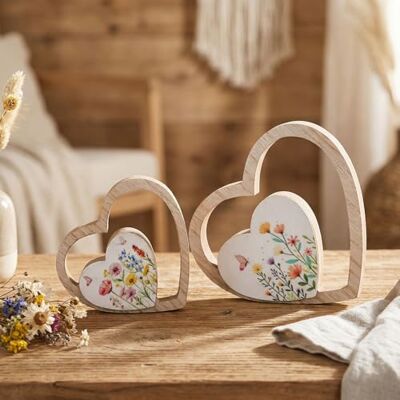 levandeo 2er Set Herz Aufsteller Blume MDF Holz 11cm 15cm Natur Blumenmuster Tischdeko Frühling Ostern Wohndeko Frühlingsdeko Osterdeko levandeo 2er Set Herz Aufsteller Blume MDF Holz 11cm 15cm Natur Blumenmuster Tischdeko Frühling Ostern Wohndeko Frühlingsdeko Osterdeko