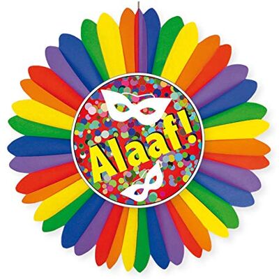 PARTY DISCOUNT Deko-Fächer Karneval Alaaf, ø 60 cm PARTY DISCOUNT Deko-Fächer Karneval Alaaf, ø 60 cm