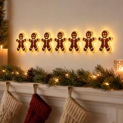 Generic LED-Rentier-Wanddekorationen Festliche Weihnachtsbeleuchtung Weihnachtsdeko LED Rentier Wanddeko, 7er 3D Rentier Weihnachtsbeleuchtung Innen Wand Deko Generic LED-Rentier-Wanddekorationen Festliche Weihnachtsbeleuchtung Weihnachtsdeko LED Rentier Wanddeko, 7er 3D Rentier Weihnachtsbeleuchtung Innen Wand Deko