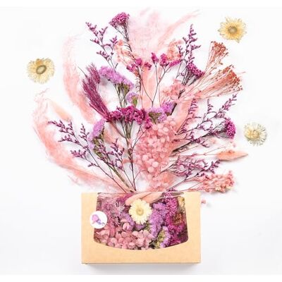 ART Echte & natürliche getrocknete Blumen Geschenk zum Muttertag & Ostern, Basteln mit Resin oder Osterdekoration, Blüten und Trockenblumen Set, Gastgeschenk für Hochzeit (Rosa Pink) ART Echte & natürliche getrocknete Blumen Geschenk zum Muttertag & Ostern, Basteln mit Resin oder Osterdekoration, Blüten und Trockenblumen Set, Gastgeschenk für Hochzeit (Rosa Pink)