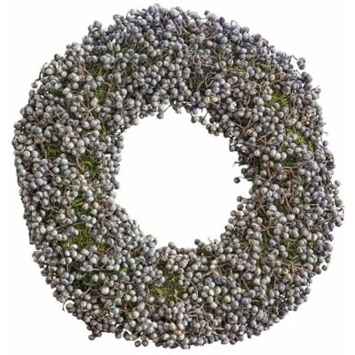 Loberon Kranz Elly, blau/grün Edler Naturmix, Haltbar Veredelt, Tür- oder Tischschmuck, Dekoration, Türkranz, Styropor, Moos, Azalee-Samen Loberon Kranz Elly, blau/grün Edler Naturmix, Haltbar Veredelt, Tür- oder Tischschmuck, Dekoration, Türkranz, Styropor, Moos, Azalee-Samen
