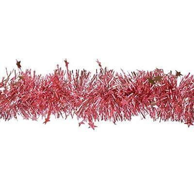 Creativery Weihnachtsgirlande 8cm x 3m inkl. Sterne Lametta Girlande für Weihnachtsbaum Glänzende Sternengirlande Dekogirlande für Weihnachten Lamettagirlande Weihnachtsbaumgirlande Partygirlande Altrosa Creativery Weihnachtsgirlande 8cm x 3m inkl. Sterne Lametta Girlande für Weihnachtsbaum Glänzende Sternengirlande Dekogirlande für Weihnachten Lamettagirlande Weihnachtsbaumgirlande Partygirlande Altrosa