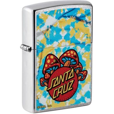Zippo Sturmfeuerzeug Santa Cruz Artist, Street Chrome, Color Image Nachfüllbar Wiederverwendbar Windfestes Design Geschenkbox Made in USA Zippo Sturmfeuerzeug Santa Cruz Artist, Street Chrome, Color Image Nachfüllbar Wiederverwendbar Windfestes Design Geschenkbox Made in USA