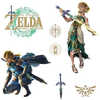 RoomMates RMK5447TBM Wandaufkleber Nintendo of America Zelda The Legend of Zelda Tränen des Königreichs Zelda Link RoomMates RMK5447TBM Wandaufkleber Nintendo of America Zelda The Legend of Zelda Tränen des Königreichs Zelda Link