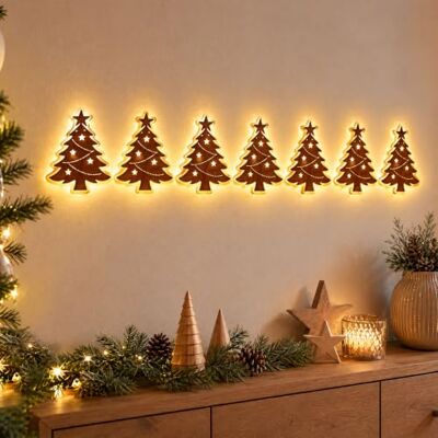 Generic LED-Rentier-Wanddekorationen Festliche Weihnachtsbeleuchtung Weihnachtsdeko LED Rentier Wanddeko, 7er 3D Rentier Weihnachtsbeleuchtung Innen Wand Deko Generic LED-Rentier-Wanddekorationen Festliche Weihnachtsbeleuchtung Weihnachtsdeko LED Rentier Wanddeko, 7er 3D Rentier Weihnachtsbeleuchtung Innen Wand Deko