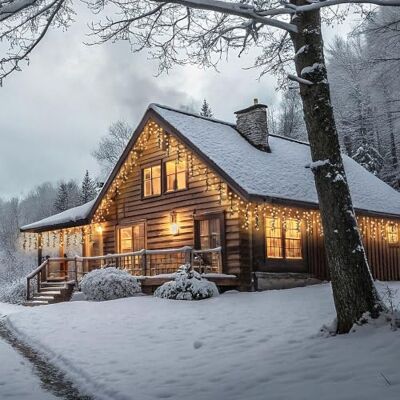 ECD Germany LED Eisregen Lichterkette Außen & Innen, Weihnachtsbeleuchtung Weihnachtslichterkette mit Timer 7m 1032 LED Warmweiß Eiszapfen Cluster Lichtervorhang für Weihnachten Weihnachtsdeko Balkon ECD Germany LED Eisregen Lichterkette Außen & Innen, Weihnachtsbeleuchtung Weihnachtslichterkette mit Timer 7m 1032 LED Warmweiß Eiszapfen Cluster Lichtervorhang für Weihnachten Weihnachtsdeko Balkon