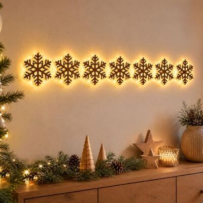 Generic LED-Rentier-Wanddekorationen Festliche Weihnachtsbeleuchtung Weihnachtsdeko LED Rentier Wanddeko, 7er 3D Rentier Weihnachtsbeleuchtung Innen Wand Deko Generic LED-Rentier-Wanddekorationen Festliche Weihnachtsbeleuchtung Weihnachtsdeko LED Rentier Wanddeko, 7er 3D Rentier Weihnachtsbeleuchtung Innen Wand Deko