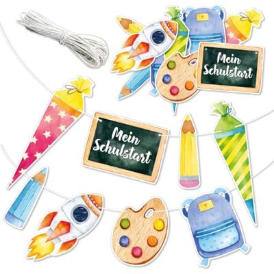 Papierdrachen 10m Girlande zur Einschulung Deko zum Schulanfang für Jungen & Mädchen Alles Gute Zum Schulanfang Schuleinführung Schulkind 2026 Papierdrachen 10m Girlande zur Einschulung Deko zum Schulanfang für Jungen & Mädchen Alles Gute Zum Schulanfang Schuleinführung Schulkind 2026