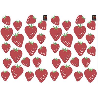 Generic 157165 Erdbeere Wandaufkleber - Wandsticker Generic 157165 Erdbeere Wandaufkleber - Wandsticker