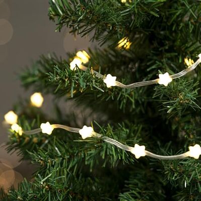 Ideen mit Herz LED-Lichterkette Sterne Weihnachten 30 LEDs 195 cm lang warmweiß innen & außen inkl. Timer Ideen mit Herz LED-Lichterkette Sterne Weihnachten 30 LEDs 195 cm lang warmweiß innen & außen inkl. Timer