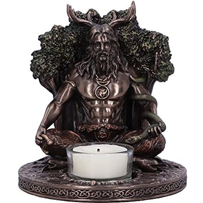 Nemesis Now Cernunnos Teelichthalter, 13,5 cm, bronzefarben Nemesis Now Cernunnos Teelichthalter, 13,5 cm, bronzefarben