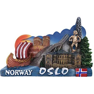Wedarego 3D Oslo Norwegen Kühlschrank Kühlschrankmagnet Tourist Souvenirs Handmade Harz Handwerk Magnetische Aufkleber Home Küche Dekoration Reise Geschenk Wedarego 3D Oslo Norwegen Kühlschrank Kühlschrankmagnet Tourist Souvenirs Handmade Harz Handwerk Magnetische Aufkleber Home Küche Dekoration Reise Geschenk