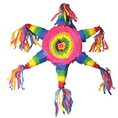 PARTY DISCOUNT NEU Pinata Stern, bunt, ca. 65cm PARTY DISCOUNT NEU Pinata Stern, bunt, ca. 65cm