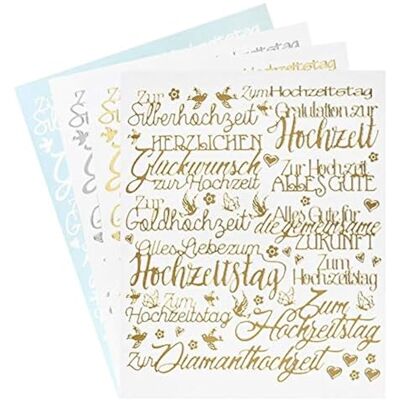 Ideen mit Herz Sticker "Handlettering Art" Aufkleber Verschiedene Schriftzüge zur Hochzeit, Liebe, Trauer, Weihnachten, Ostern uvm. Jeweils 4 Bogen à 20 x 23 cm (Hochzeit) Ideen mit Herz Sticker "Handlettering Art" Aufkleber Verschiedene Schriftzüge zur Hochzeit, Liebe, Trauer, Weihnachten, Ostern uvm. Jeweils 4 Bogen à 20 x 23 cm (Hochzeit)