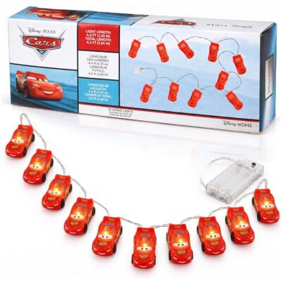 Disney Cars 3D LED Lichterkette Batteriebetrieben, Kinderzimmer Deko 1.65M, 10er Lightning McQueen 3D Chibi Lichterkette Innen, Deko Schlafzimmer, Geburtstag Party Wanddeko, Kinder Geschenke Disney Cars 3D LED Lichterkette Batteriebetrieben, Kinderzimmer Deko 1.65M, 10er Lightning McQueen 3D Chibi Lichterkette Innen, Deko Schlafzimmer, Geburtstag Party Wanddeko, Kinder Geschenke