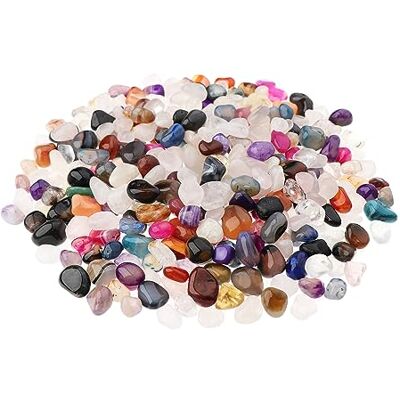 NKlaus 500g Trommelsteine Multi Mix 5-10 mm Heilsteine Edelsteine Schmucksteine Dekoration 14698 NKlaus 500g Trommelsteine Multi Mix 5-10 mm Heilsteine Edelsteine Schmucksteine Dekoration 14698