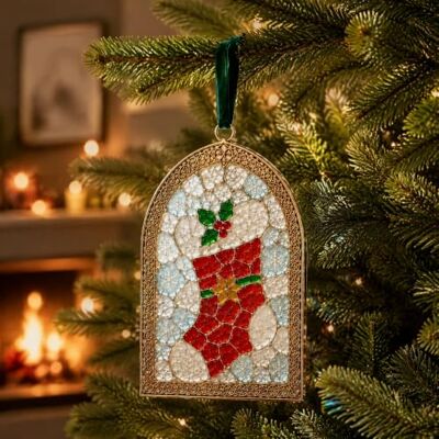 Nuvatrix Weihnachts-Sonnenfänger aus Glas, Buntglas-Stil, Acryl-Fensterdekoration, niedlicher Baum/Schneemann/Lebkuchen-Sonnenfänger, Panel für drinnen und draußen, Haus, Garten, Dekoration Nuvatrix Weihnachts-Sonnenfänger aus Glas, Buntglas-Stil, Acryl-Fensterdekoration, niedlicher Baum/Schneemann/Lebkuchen-Sonnenfänger, Panel für drinnen und draußen, Haus, Garten, Dekoration
