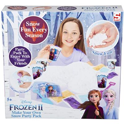 Disney Sambro DFR2-4911 Schnee zum selber Herstellen mit Glitzer, Frozen II, Party Pack Disney Sambro DFR2-4911 Schnee zum selber Herstellen mit Glitzer, Frozen II, Party Pack
