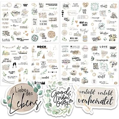 Gentle North Sticker Hochzeit Gästebuch (164 Motive) Vintage Hochzeit Aufkleber für Gästebuch oder Fotoalbum mit viel Liebe Love Stickers für Scrapbook oder Bullet Journal Wedding Deko mit Herz Creme Gentle North Sticker Hochzeit Gästebuch (164 Motive) Vintage Hochzeit Aufkleber für Gästebuch oder Fotoalbum mit viel Liebe Love Stickers für Scrapbook oder Bullet Journal Wedding Deko mit Herz Creme