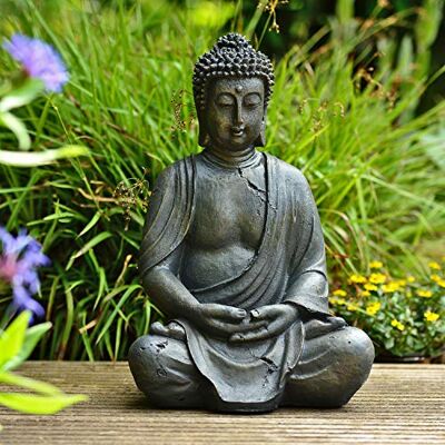 INtrenDU Dhyana-Buddha Garten Buddha Figur 38cm INtrenDU Dhyana-Buddha Garten Buddha Figur 38cm