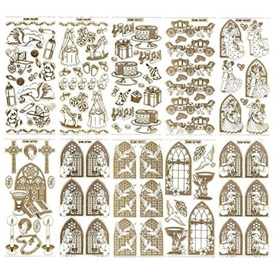 Ideen mit Herz Gravur-Sticker, transparent/gold, 10 Bogen à 10 x 23 cm Goldene Aufkleber zum Basteln & Dekorieren Geburtstag, Weihnachten, Rente & mehr (Feste Hochzeit & Geburt) Ideen mit Herz Gravur-Sticker, transparent/gold, 10 Bogen à 10 x 23 cm Goldene Aufkleber zum Basteln & Dekorieren Geburtstag, Weihnachten, Rente & mehr (Feste Hochzeit & Geburt)