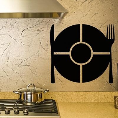 AMBIANCE STICKERS Vinyl-Kreidetafel Wandaufkleber - 75x85cm - Dekoratives Wandbild AMBIANCE STICKERS Vinyl-Kreidetafel Wandaufkleber - 75x85cm - Dekoratives Wandbild