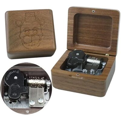 Sinzyo Spieluhr im Vintage-Stil, geschnitztes Holz-Mechanismus, Spieluhr, Geschenk für Weihnachten, Geburtstag, Valentinstag, Kinder, Freunde (Toreador-Walnuss-Holzbox) Sinzyo Spieluhr im Vintage-Stil, geschnitztes Holz-Mechanismus, Spieluhr, Geschenk für Weihnachten, Geburtstag, Valentinstag, Kinder, Freunde (Toreador-Walnuss-Holzbox)