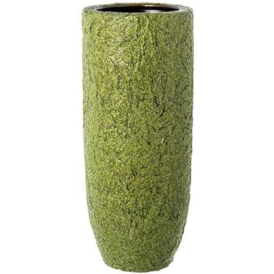 DRW Runde Keramikvase, rauchgrün, 60 x 25 x 25 cm DRW Runde Keramikvase, rauchgrün, 60 x 25 x 25 cm